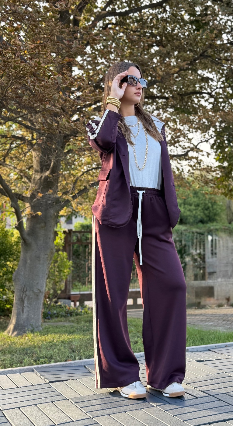 Coordinato giacca cappuccio