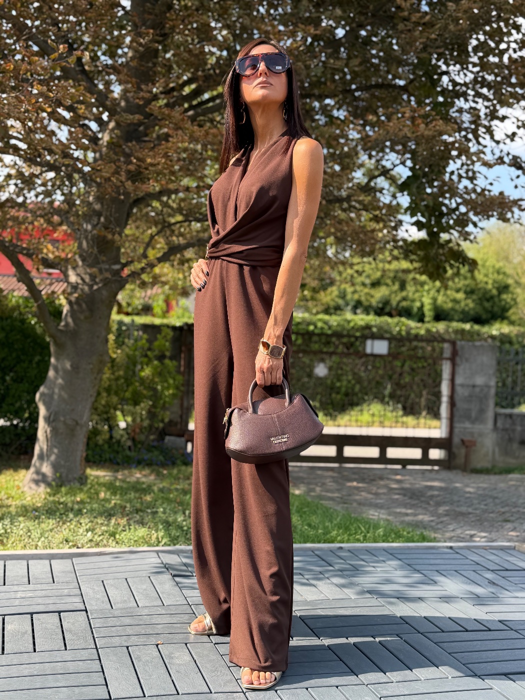 Anteprima 3 di Jumpsuit fiore oro