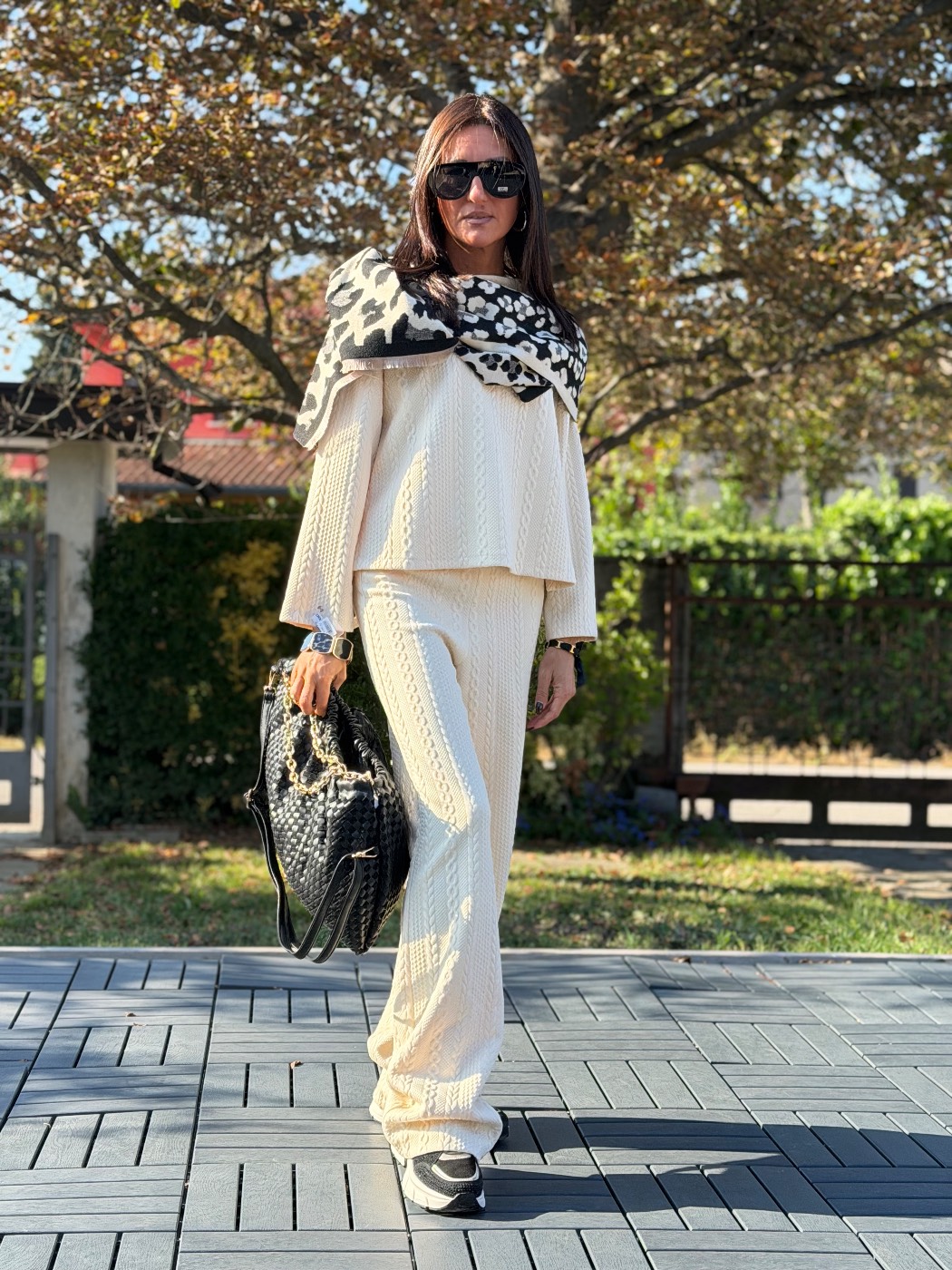 Anteprima 3 di Pantalone sporty “TRECCIA”