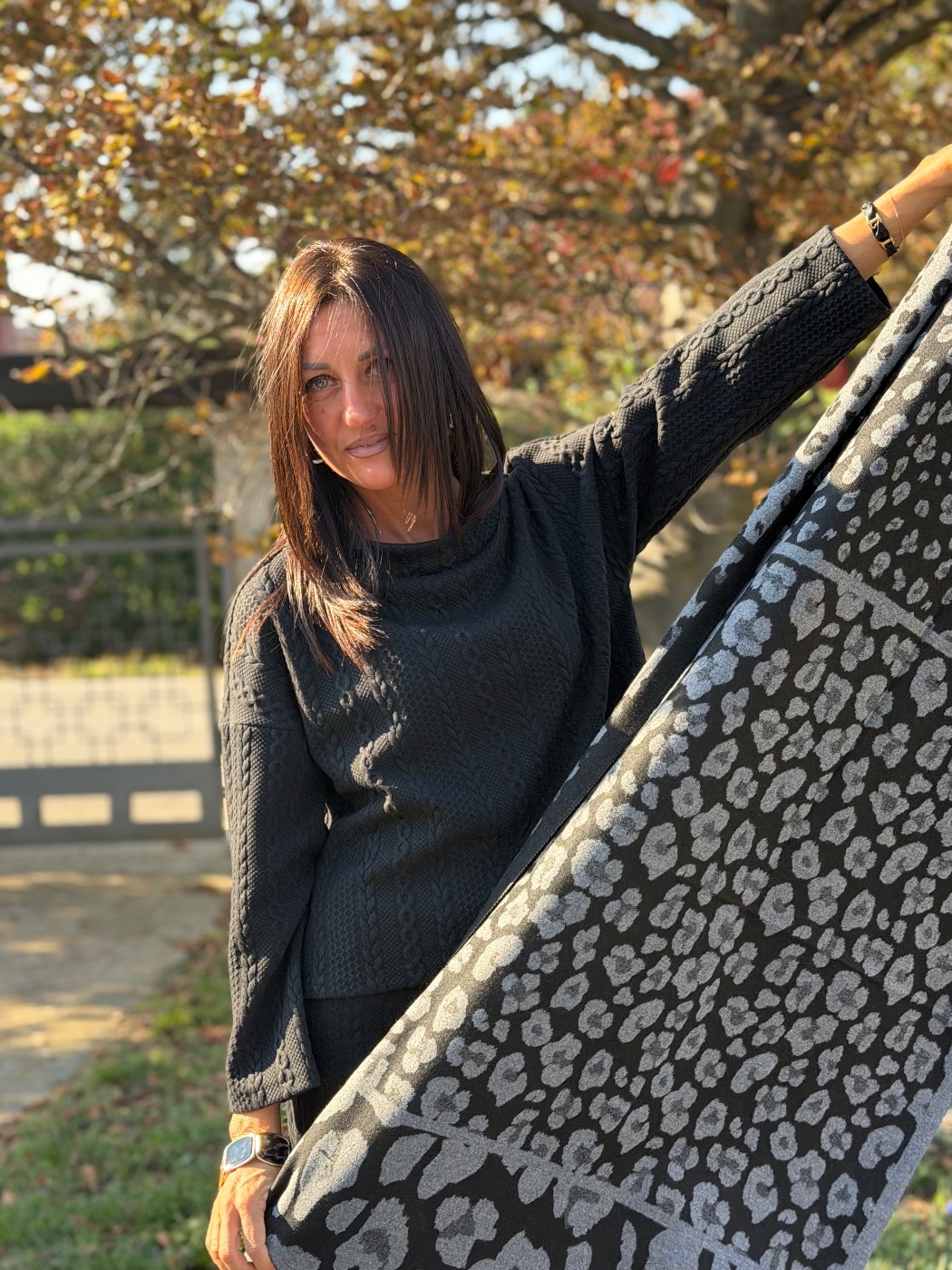 Anteprima 3 di Maglia sporty “TRECCIA”
