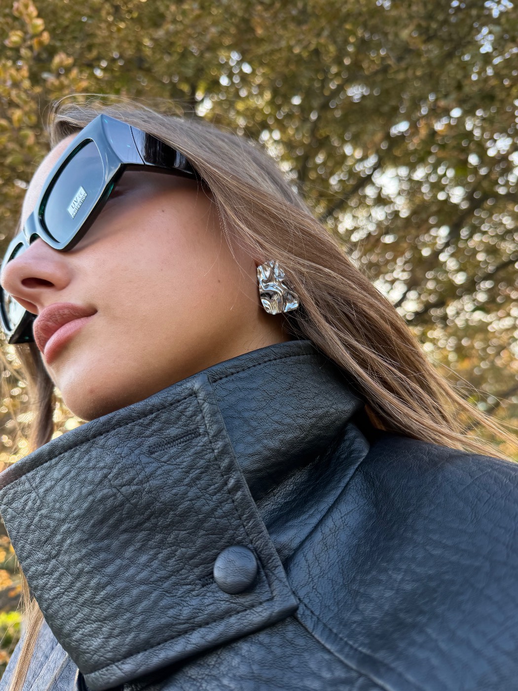 Anteprima 2 di Bomber ecopelle Oversize