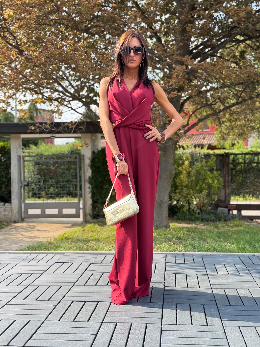 Anteprima 5 di Jumpsuit fiore oro