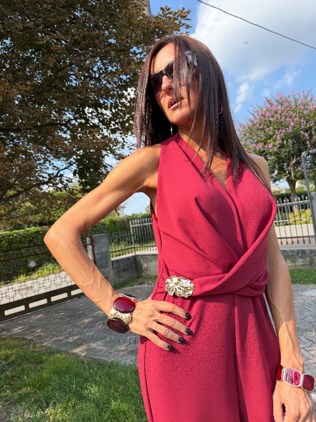 Anteprima 6 di Jumpsuit fiore oro