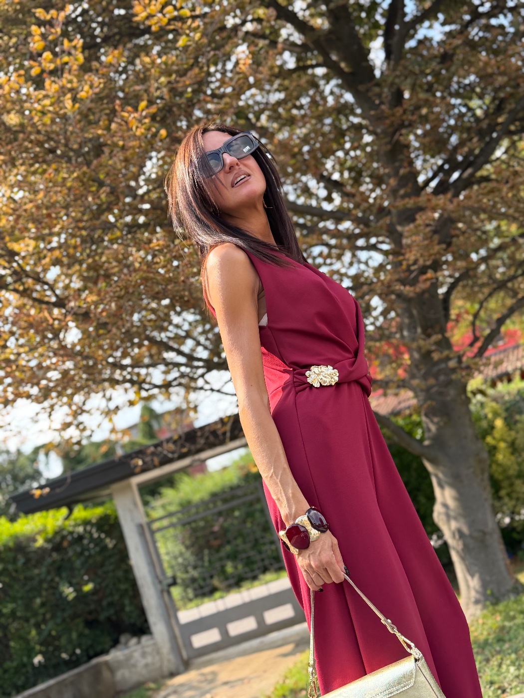 Anteprima 4 di Jumpsuit fiore oro