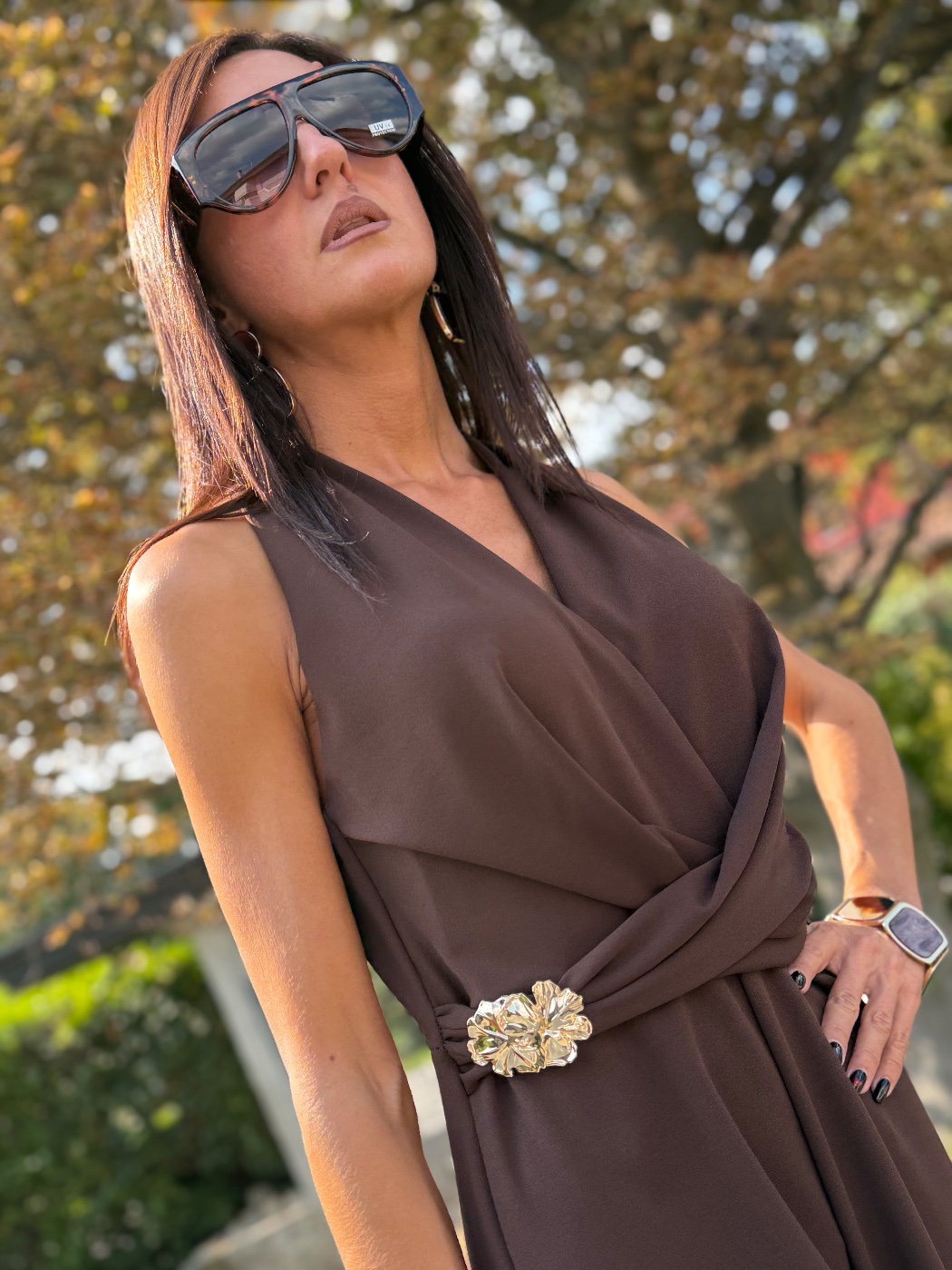 Anteprima 2 di Jumpsuit fiore oro
